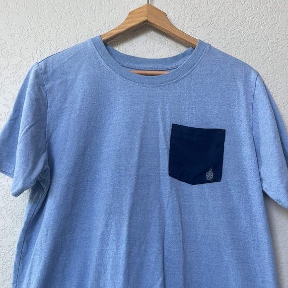 London Fog Short Sleeve T Shirt Blue size Medium - Picture 3 of 7